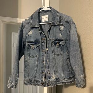 Celebrity Pink Oversized Boyfriend Jacket